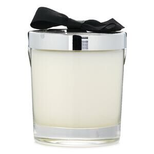 NEW JO MALONE White Wax Silver Metal Lid Clear Glass Luxe Home Fragrance Candle